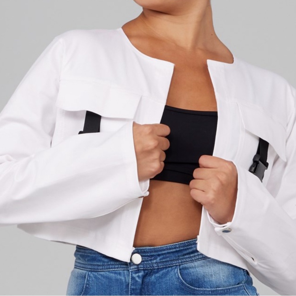 Cropped Cargo Jacket